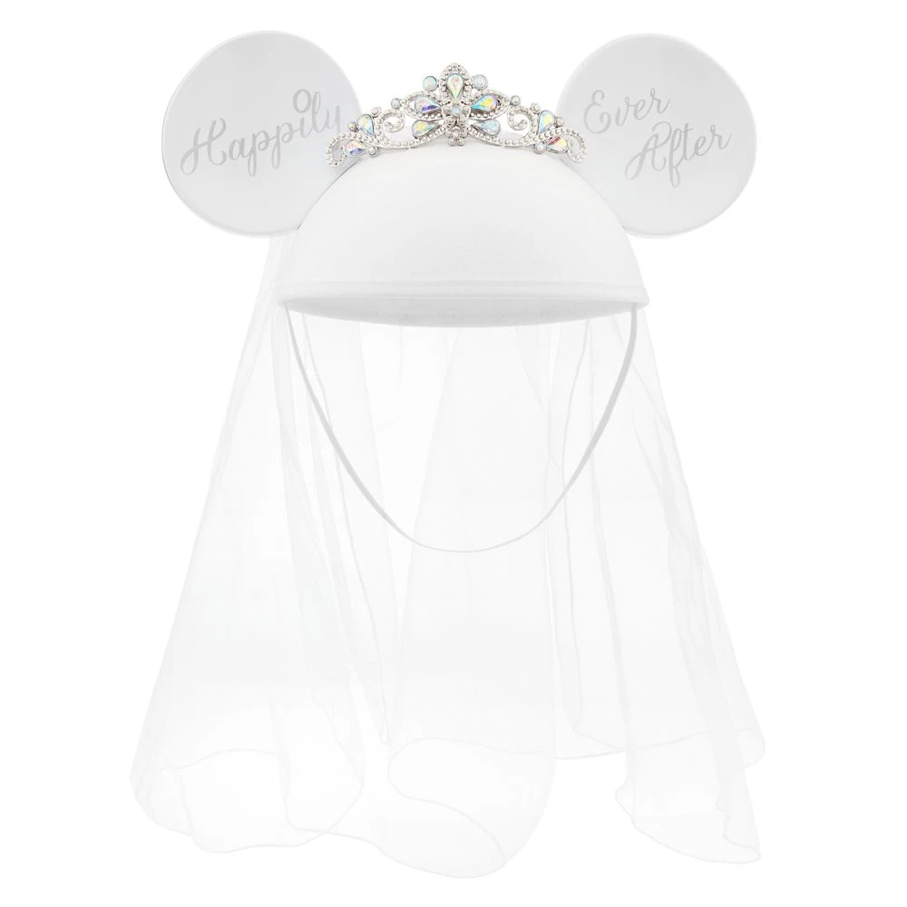Disney Minnie Mouse Bride Ear Hat 1 Disney Minnie Mouse Bride Ear Hat