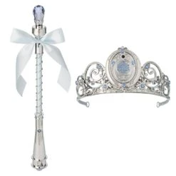 Disney Cinderella Light-Up Costume For Kids With Interactive Light-Up Wand And Tiara By A Leading Role 14 Disney Cinderella Light-Up Costume For Kids With Interactive Light-Up Wand And Tiara By A Leading Role -Disney 2841107379256 3