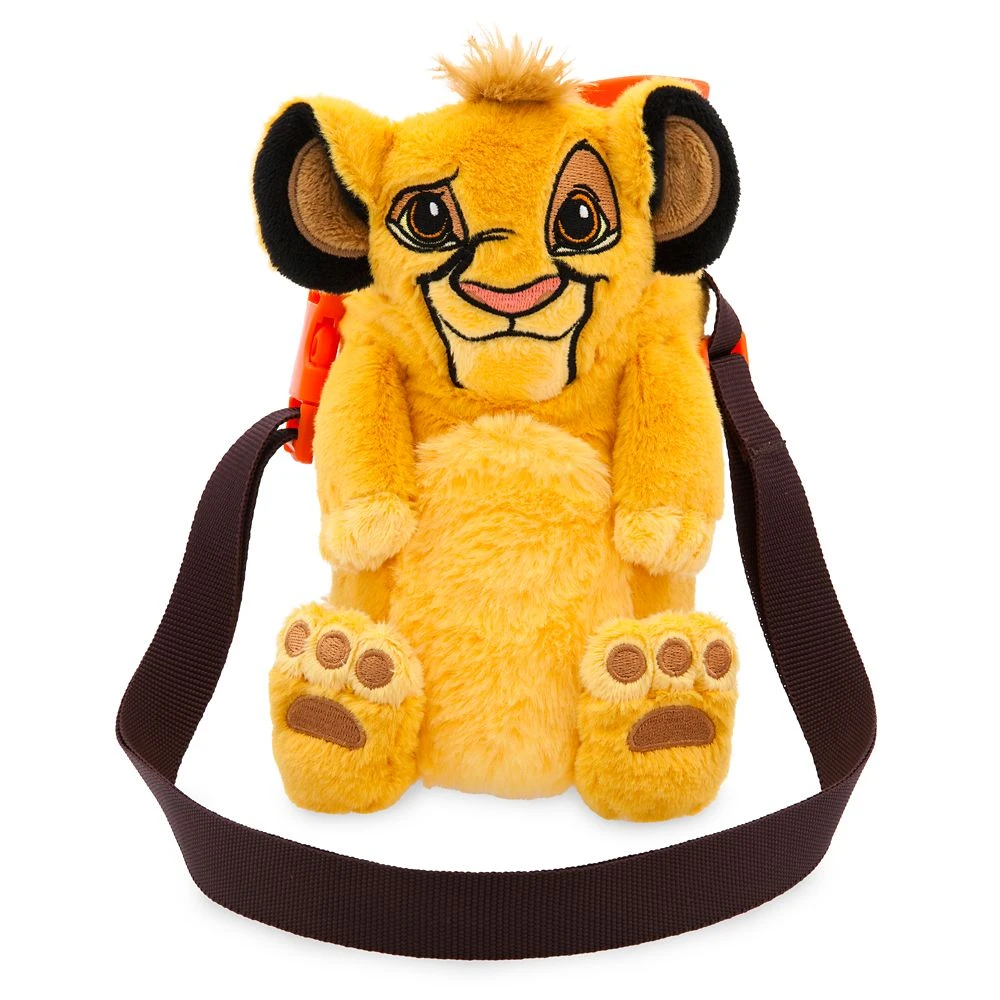 Disney Simba Water Bottle With Plush Crossbody Carrier – The Lion King 30th Anniversary 1 Disney Simba Water Bottle With Plush Crossbody Carrier – The Lion King 30th Anniversary