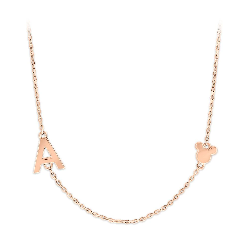 Disney Mickey Mouse Initial Necklace 1 Disney Mickey Mouse Initial Necklace