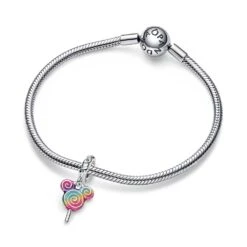 Mickey Mouse Lollipop Dangle Charm By Pandora – Disney Parks -Disney 4300107850207 3