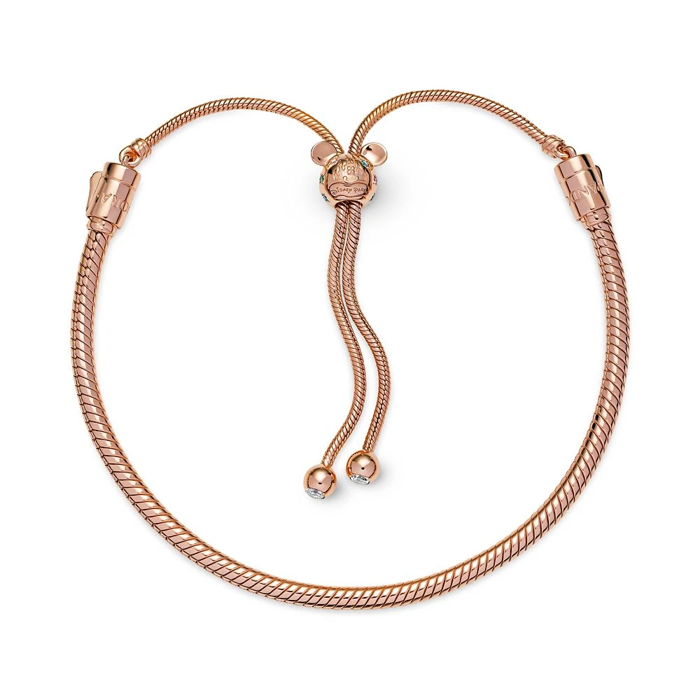 Mickey Mouse Icon Fantasyland Castle Slider Bracelet By Pandora – Rose Gold – Disney Parks 4 Mickey Mouse Icon Fantasyland Castle Slider Bracelet By Pandora – Rose Gold – Disney Parks - Image 4