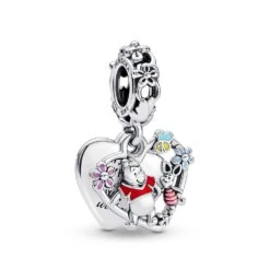 Disney Winnie The Pooh And Piglet Double Dangle Charm By Pandora
