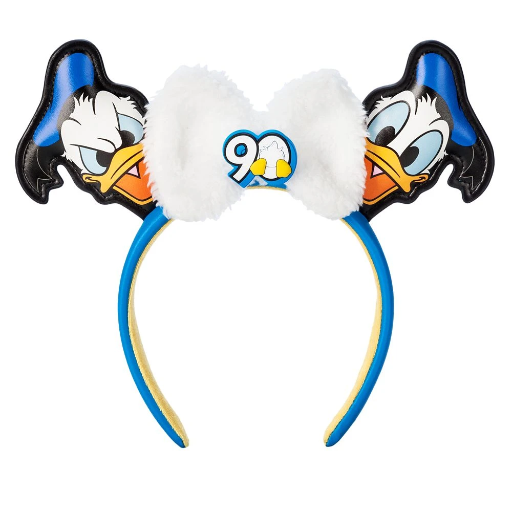Disney Donald Duck 90th Anniversary Ear Headband For Adults 1 Disney Donald Duck 90th Anniversary Ear Headband For Adults
