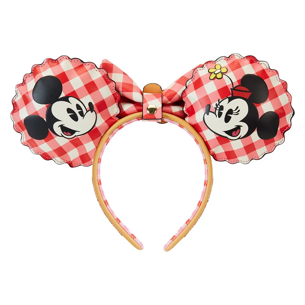 Disney Mickey Mouse And Friends Picnic Loungefly Ear Headband 3 Disney Mickey Mouse And Friends Picnic Loungefly Ear Headband - Image 3