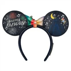 Disney The Three Caballeros Glow-in-the-Dark Loungefly Ear Headband With Removable Bow For Adults – EPCOT -Disney 4503105710117 2