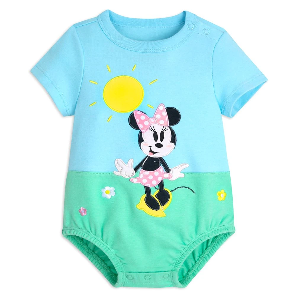 Disney Minnie Mouse Summer Bodysuit For Baby 1 Disney Minnie Mouse Summer Bodysuit For Baby