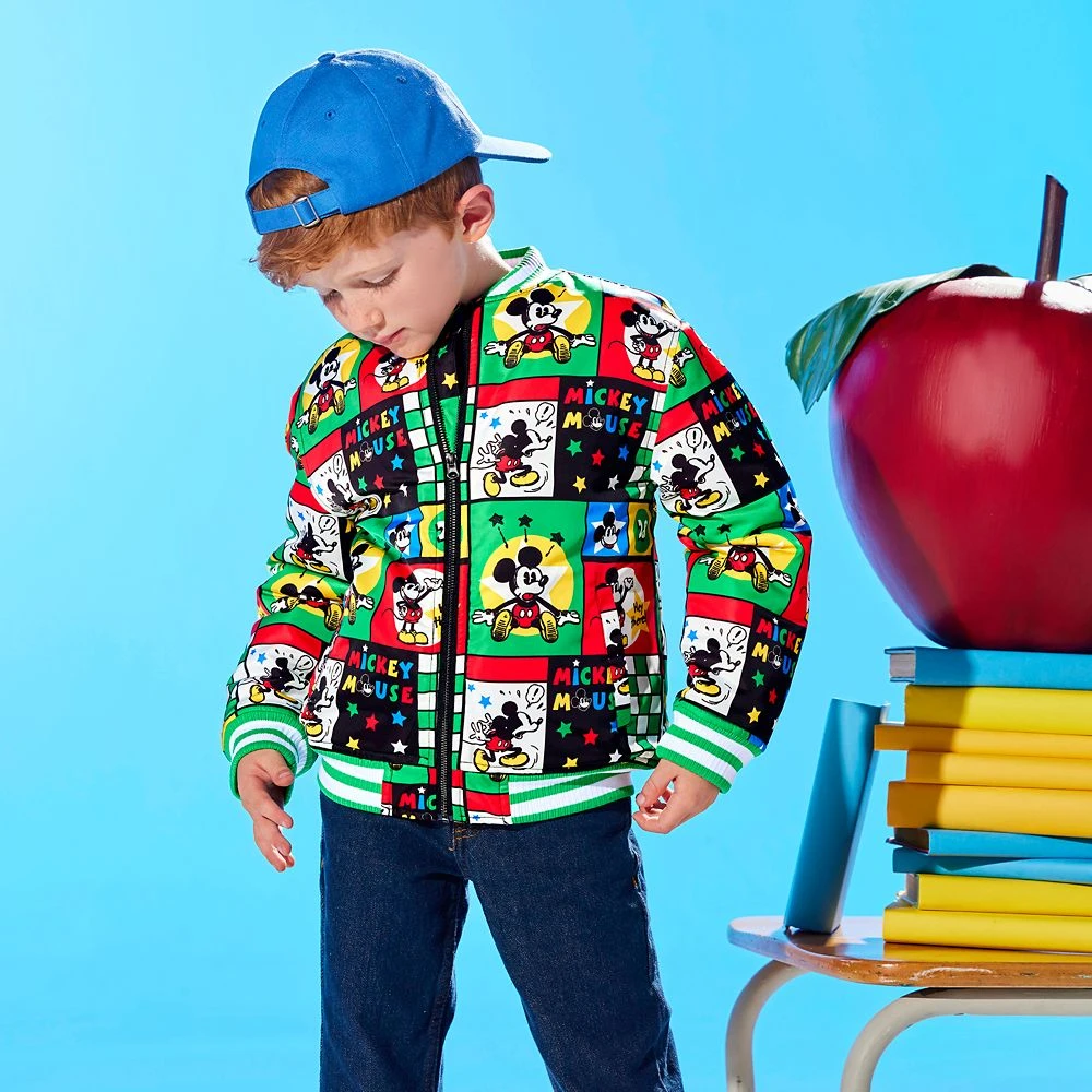 Disney Mickey Mouse Varsity Jacket For Kids 2 Disney Mickey Mouse Varsity Jacket For Kids - Image 2