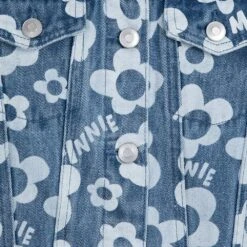 Disney Minnie Mouse Floral Denim Jacket For Girls -Disney 5004106880229 5