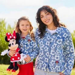Disney Minnie Mouse Floral Denim Jacket For Girls -Disney 5004106880229 7