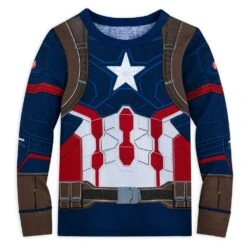Disney Captain America Costume PJ PALS For Kids 9 Disney Captain America Costume PJ PALS For Kids -Disney 5005057393227 2
