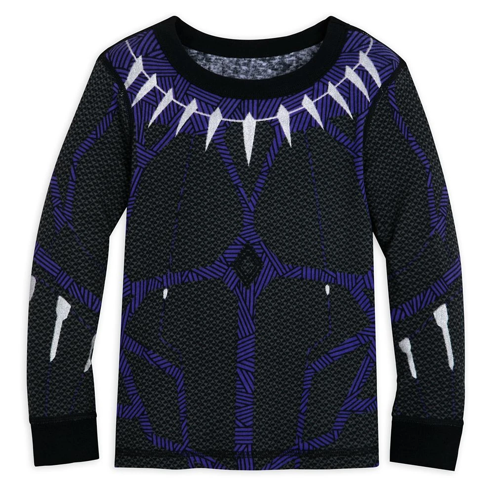 Disney Black Panther Costume PJ PALS For Kids 2 Disney Black Panther Costume PJ PALS For Kids - Image 2