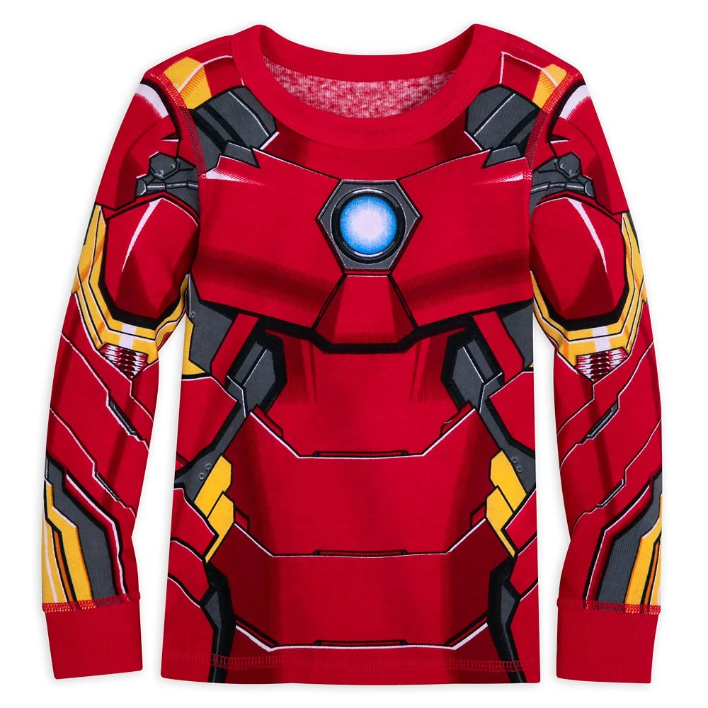 Disney Iron Man Costume PJ PALS For Kids 2 Disney Iron Man Costume PJ PALS For Kids - Image 2