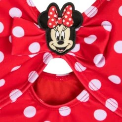 Disney Minnie Mouse Red Polka Dot Swimsuit For Girls -Disney 5006059190189 3
