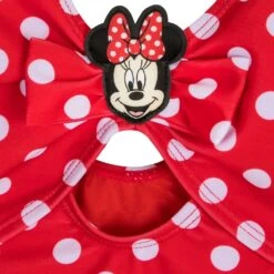Disney Minnie Mouse Polka Dot Adaptive Swimsuit For Girls -Disney 5006059190190 4