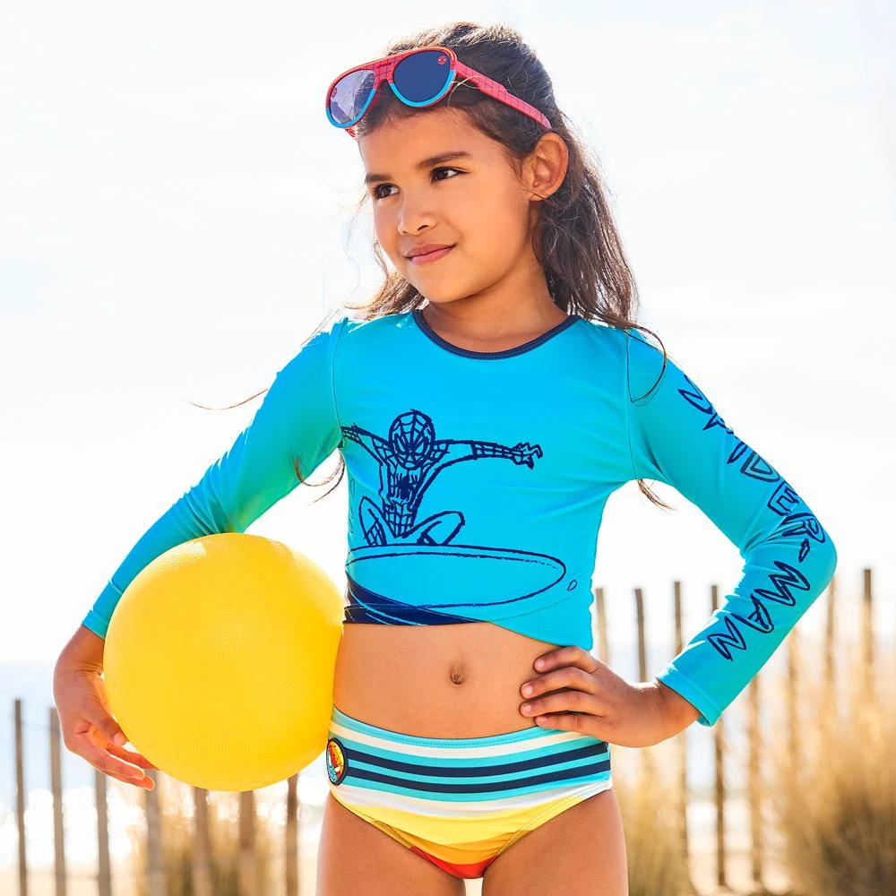Disney Spider-Man Two-Piece Swimsuit For Girls 2 Disney Spider-Man Two-Piece Swimsuit For Girls - Image 2