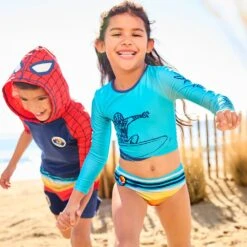 Disney Spider-Man Two-Piece Swimsuit For Girls 13 Disney Spider-Man Two-Piece Swimsuit For Girls -Disney 5006059190212 6