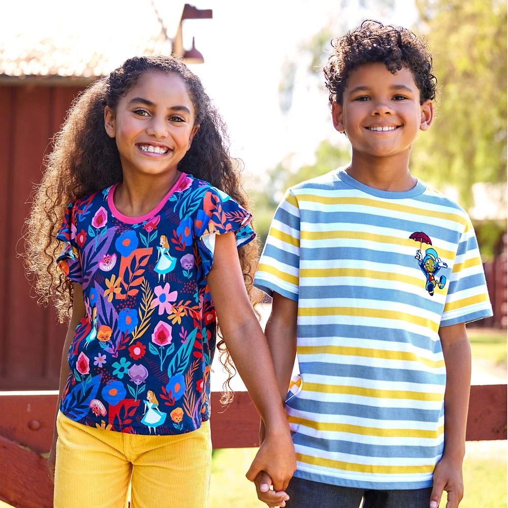 Disney Pinocchio And Jiminy Cricket Striped T-Shirt For Kids 8 Disney Pinocchio And Jiminy Cricket Striped T-Shirt For Kids - Image 8