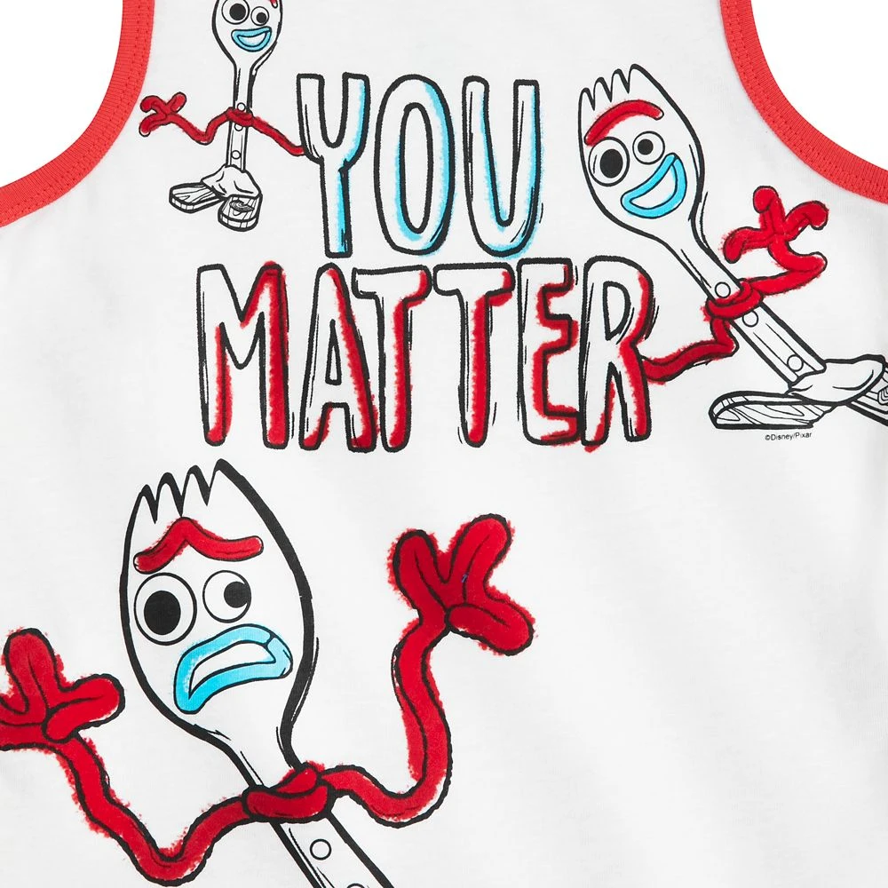 Disney Forky Fashion Tank Top For Kids – Toy Story 4 2 Disney Forky Fashion Tank Top For Kids – Toy Story 4 - Image 2