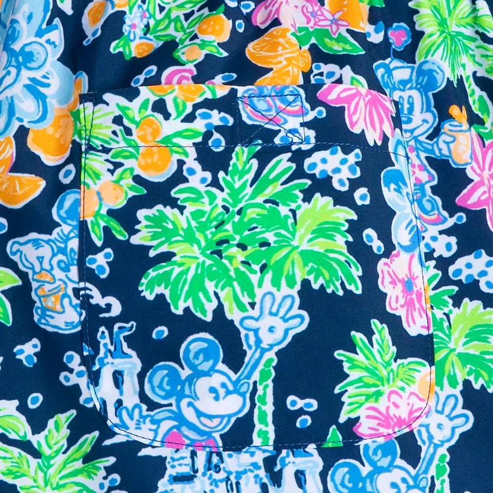 Mickey And Minnie Mouse Ocean Trail Shorts For Women By Lilly Pulitzer – Disney Parks 4 Mickey And Minnie Mouse Ocean Trail Shorts For Women By Lilly Pulitzer – Disney Parks - Image 4