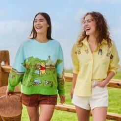 Disney Winnie The Pooh Long Sleeve Oxford Shirt For Women -Disney 5106106880233 7