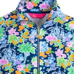 Mickey And Minnie Mouse Zip Pullover For Women By Lilly Pulitzer – Disney Parks -Disney 5106107140121 3