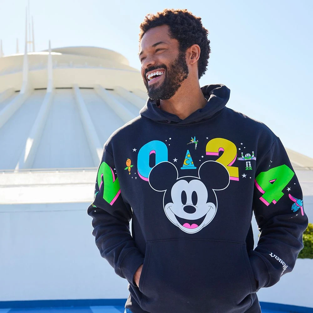 Mickey Mouse Hoodie For Adults – Disneyland 2024 2 Mickey Mouse Hoodie For Adults – Disneyland 2024 - Image 2
