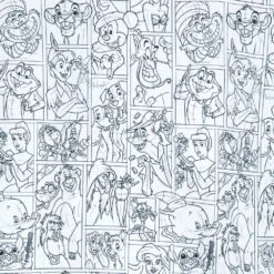 Disney Sketch Performance Pullover Hoodie For Adults By RSVLTS -Disney 5202106430323 2