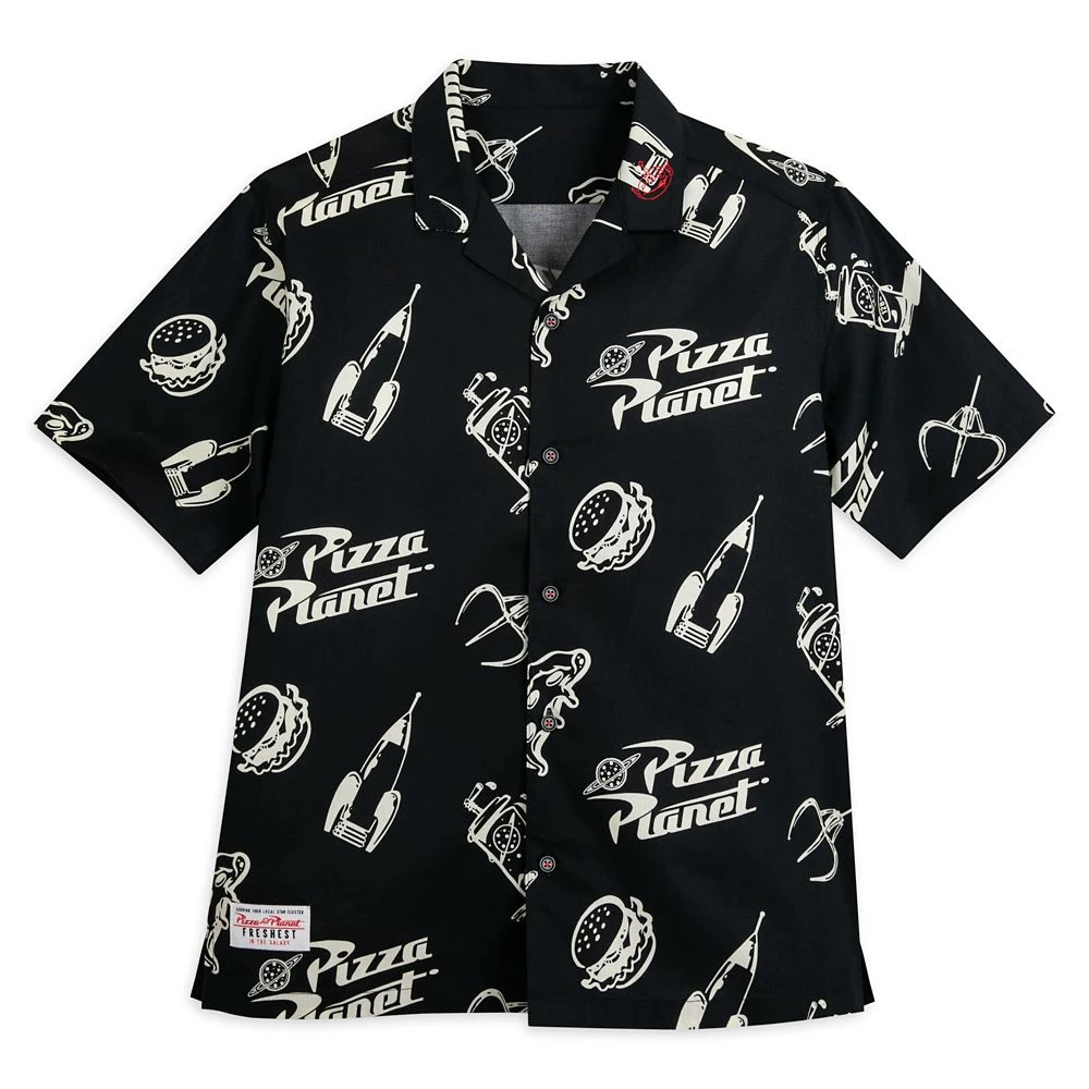Disney Pizza Planet Woven Shirt For Men – Toy Story 1 Disney Pizza Planet Woven Shirt For Men – Toy Story