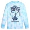 Mickey Mouse Icon And Cinderella Castle Long Sleeve Tie-Dye T-Shirt For Adults – Walt Disney World