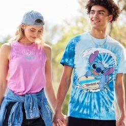 Stitch Tie-Dye T-Shirt For Adults – Disneyland -Disney 5205048020224 4