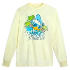 Donald Duck Florida Long Sleeve T-Shirt For Adults – Walt Disney World