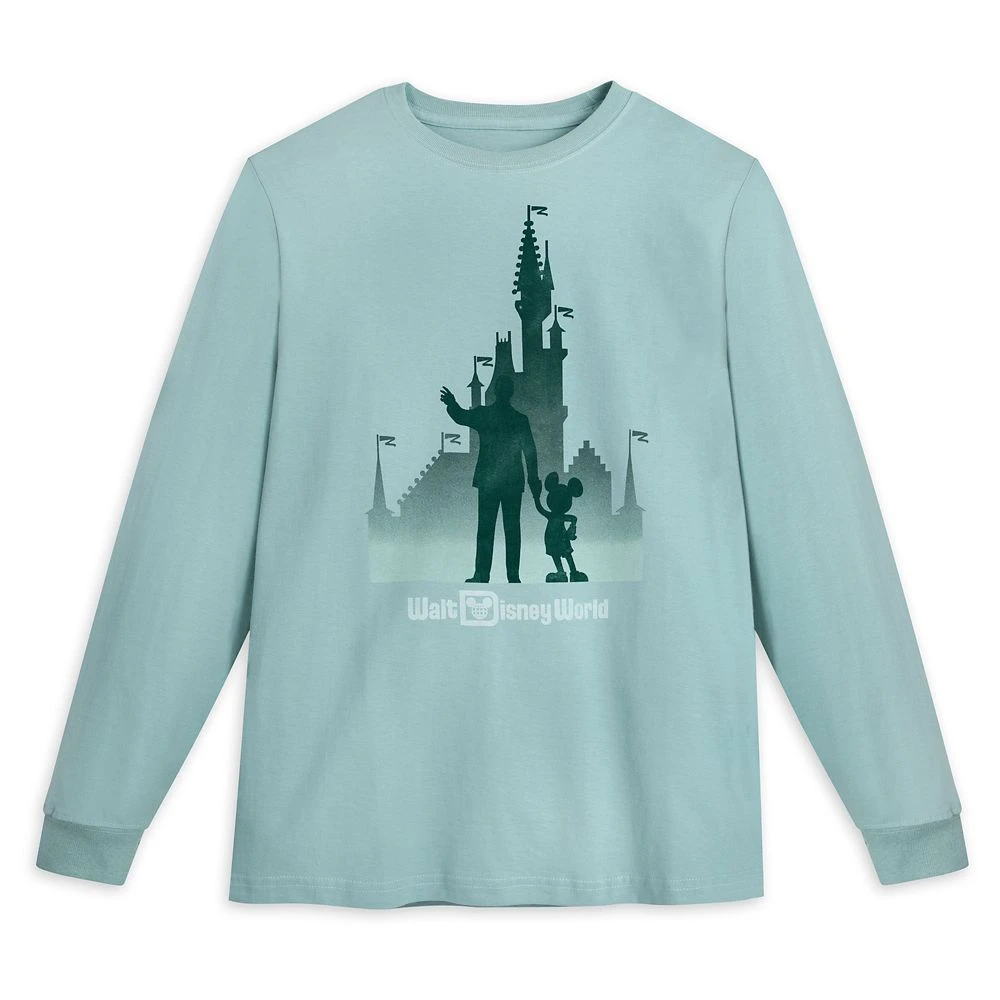 Walt Disney And Mickey Mouse ''Partners'' Long Sleeve T-Shirt For Adults – Walt Disney World 1 Walt Disney And Mickey Mouse ''Partners'' Long Sleeve T-Shirt For Adults – Walt Disney World