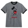 Mickey Mouse Standing Ringer T-Shirt For Adults – Disneyland