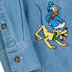 Disney Mickey Mouse And Friends Denim Shirt For Adults -Disney 5205057810228 3