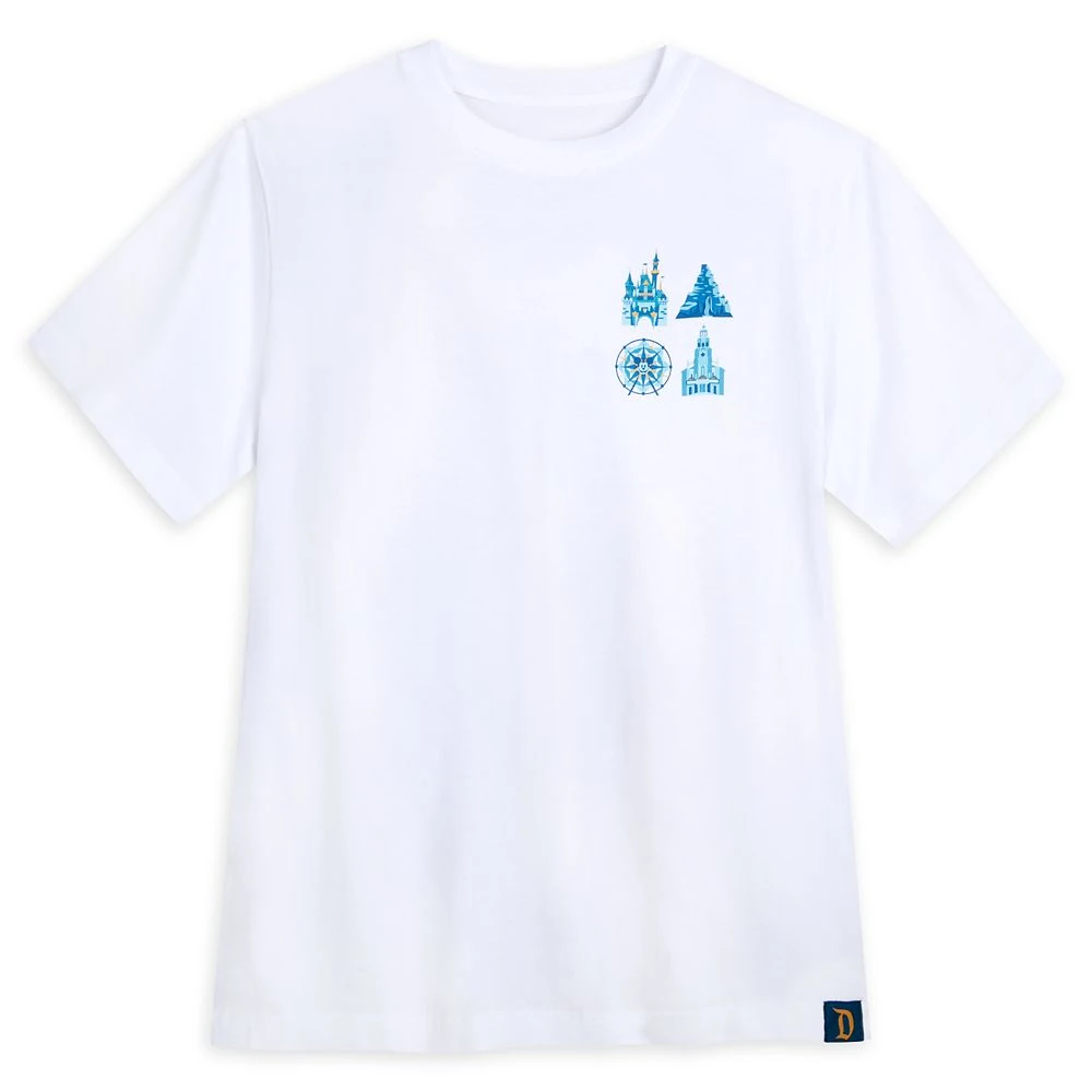 Disneyland Icons T-Shirt For Adults 1 Disneyland Icons T-Shirt For Adults