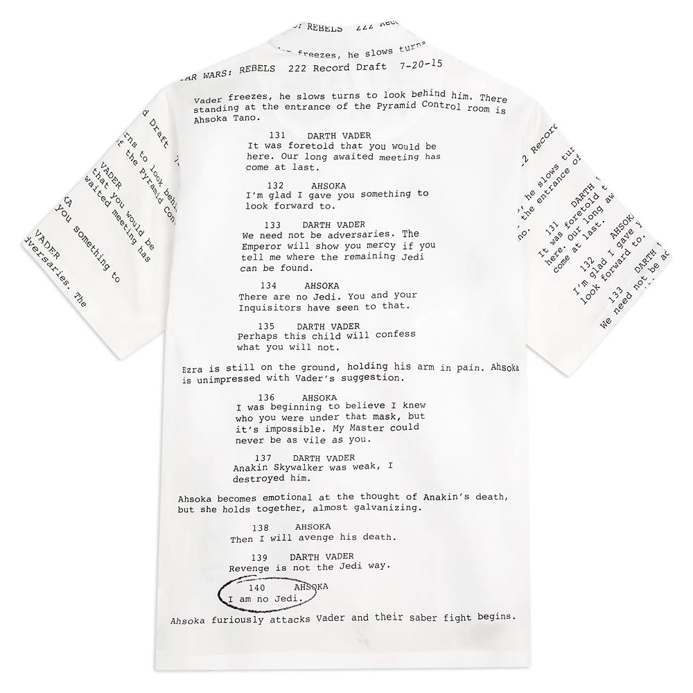 Disney Ahsoka Tano Woven Shirt For Adults By Ashley Eckstein – Star Wars 2 Disney Ahsoka Tano Woven Shirt For Adults By Ashley Eckstein – Star Wars - Image 2