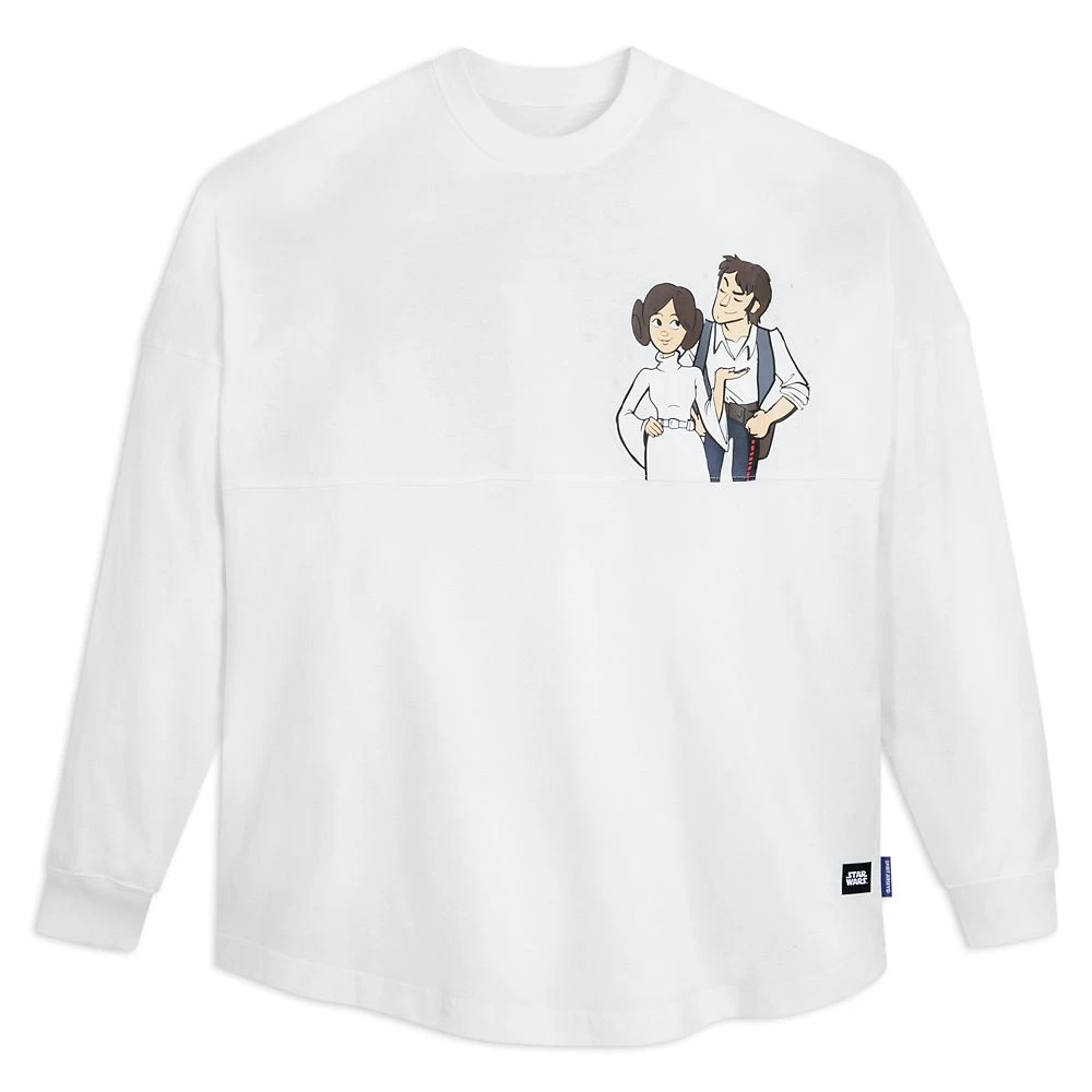 Disney Princess Leia And Han Solo ''I Love You'' Couples Spirit Jersey For Adults – Star Wars – White 1 Disney Princess Leia And Han Solo ''I Love You'' Couples Spirit Jersey For Adults – Star Wars – White