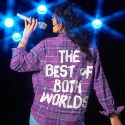 Disney Hannah Montana Flannel Shirt For Adults By Cakeworthy -Disney 5303058250116 6