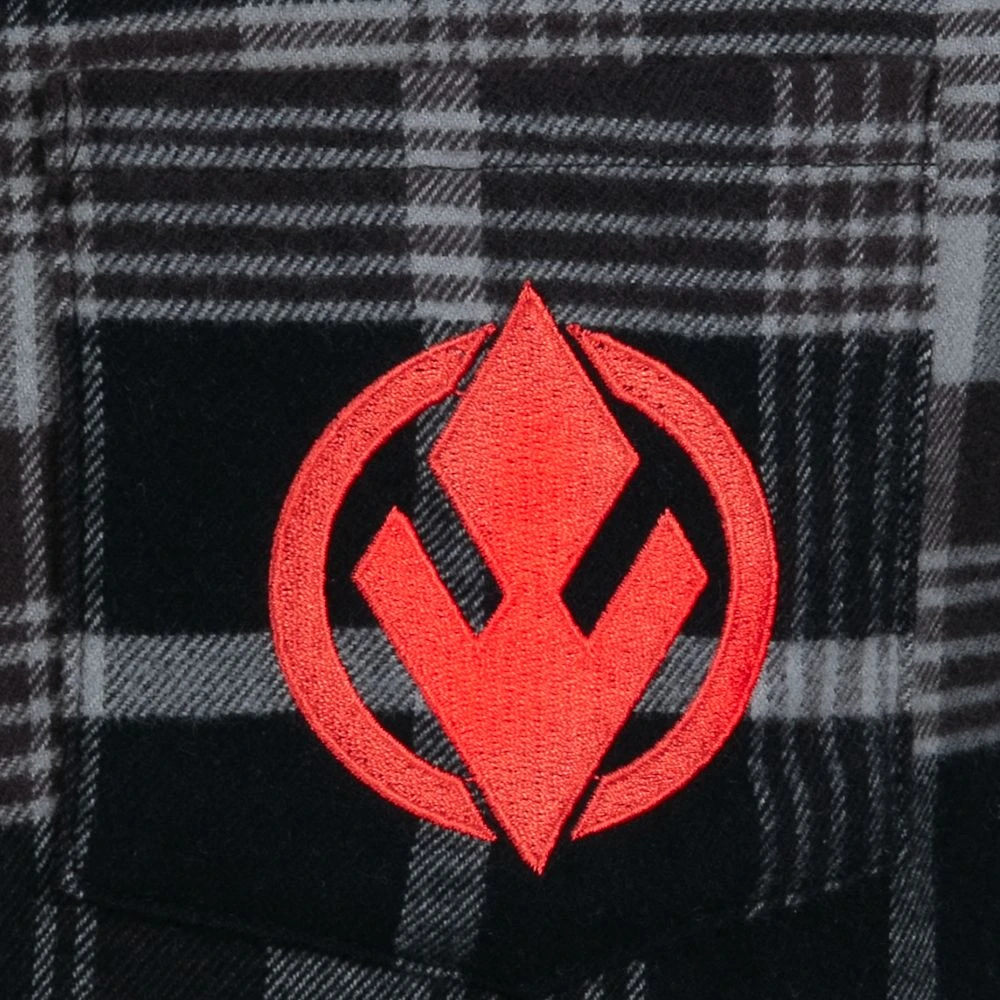 Disney Darth Maul Flannel Shirt For Adults By Cakeworthy – Star Wars: Episode 1 – The Phantom Menace 4 Disney Darth Maul Flannel Shirt For Adults By Cakeworthy – Star Wars: Episode 1 – The Phantom Menace - Image 4