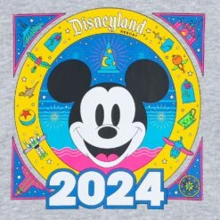 Mickey Mouse Zip Hoodie For Kids – Disneyland 2024 -Disney 5402057390014 3