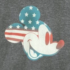 Disney Mickey Mouse Americana Flag T-Shirt For Adults 5 Disney Mickey Mouse Americana Flag T-Shirt For Adults -Disney 6720107063644 2