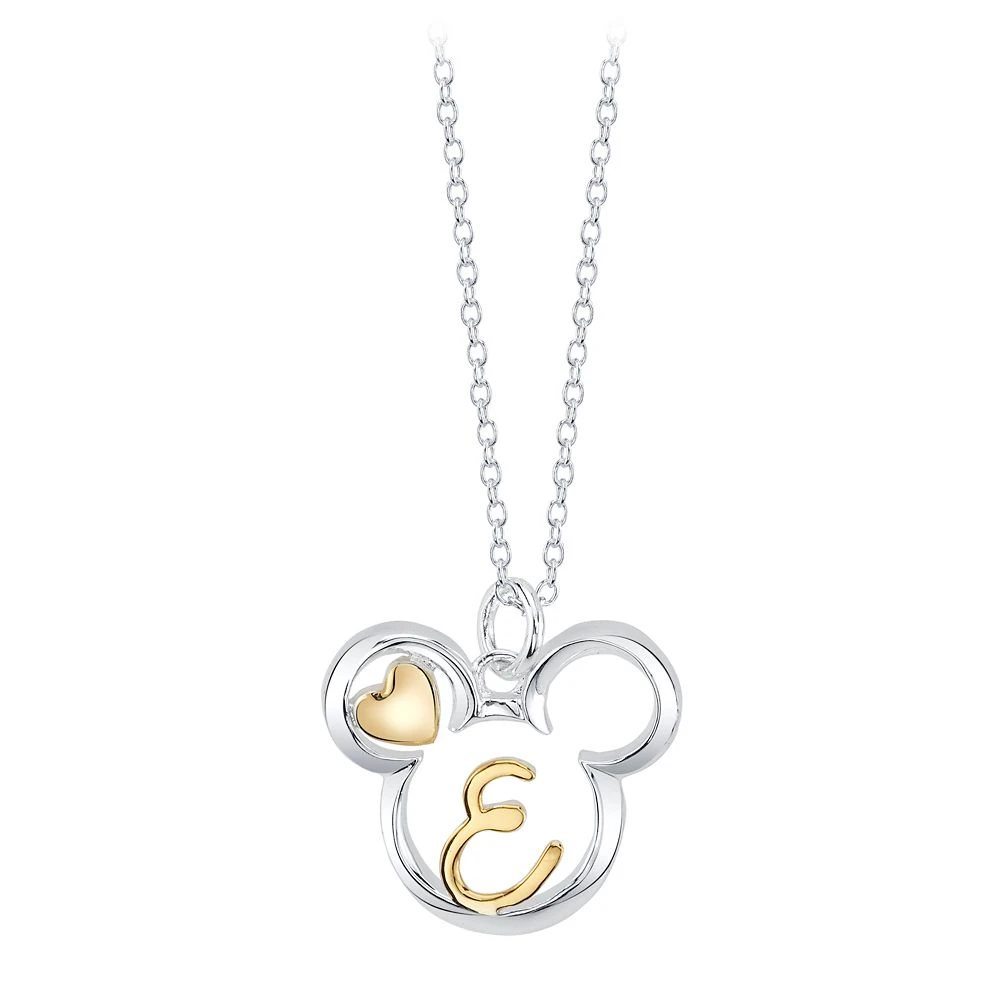 Disney Mickey Mouse Icon With Initial Necklace 3 Disney Mickey Mouse Icon With Initial Necklace - Image 3