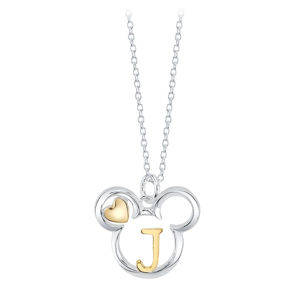 Disney Mickey Mouse Icon With Initial Necklace 4 Disney Mickey Mouse Icon With Initial Necklace - Image 4