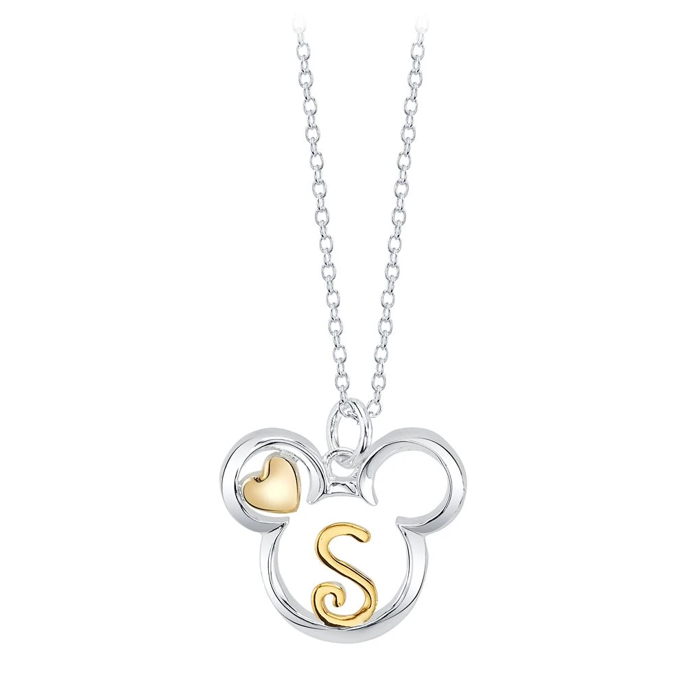 Disney Mickey Mouse Icon With Initial Necklace 5 Disney Mickey Mouse Icon With Initial Necklace - Image 5