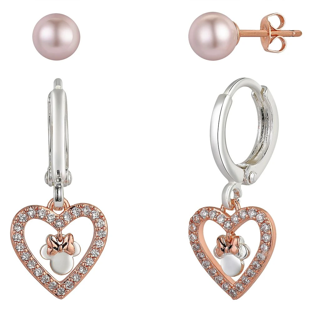 Disney Minnie Mouse Rose Gold Earring Set 2 Disney Minnie Mouse Rose Gold Earring Set - Image 2