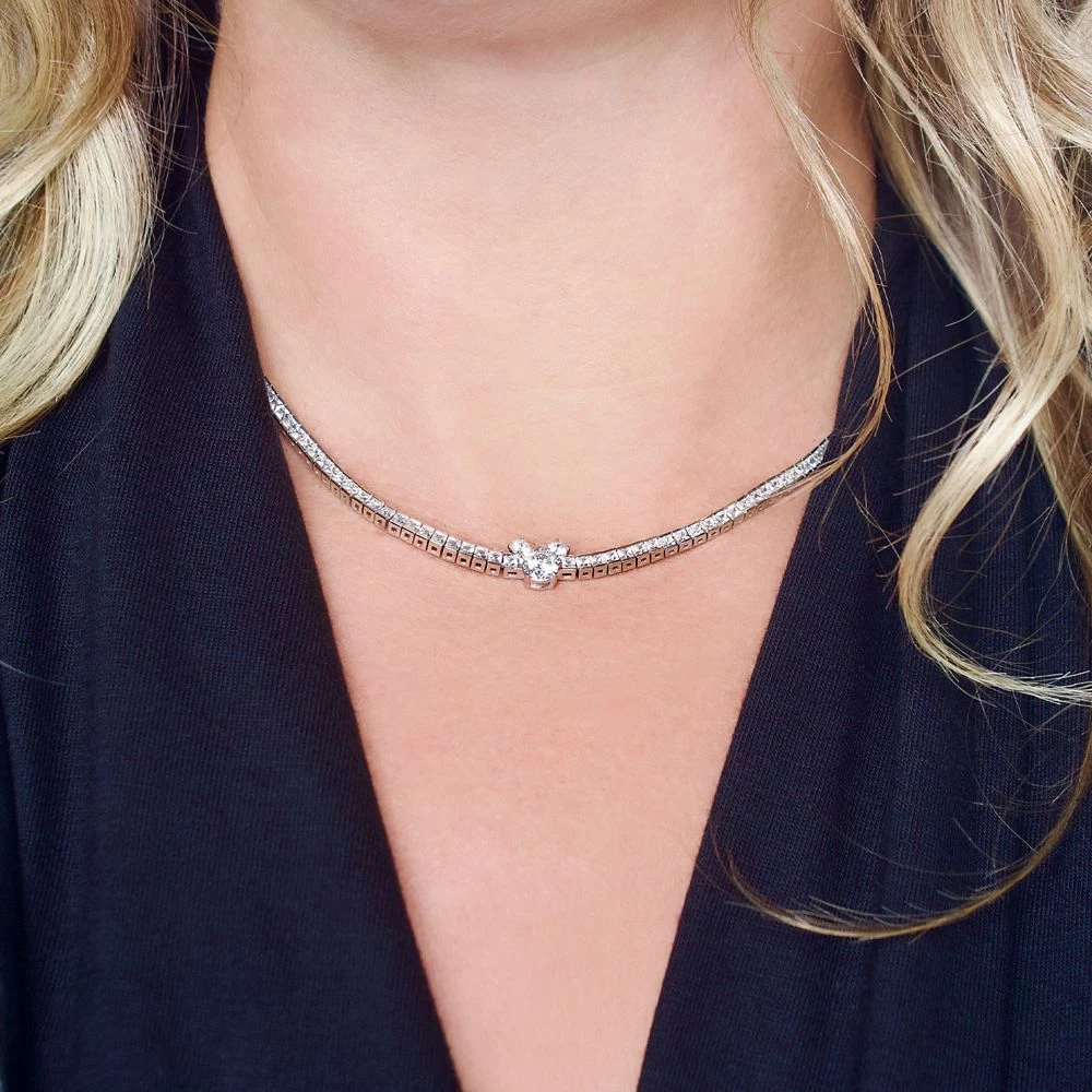 Disney Mickey Mouse Icon Tennis Necklace By CRISLU 2 Disney Mickey Mouse Icon Tennis Necklace By CRISLU - Image 2