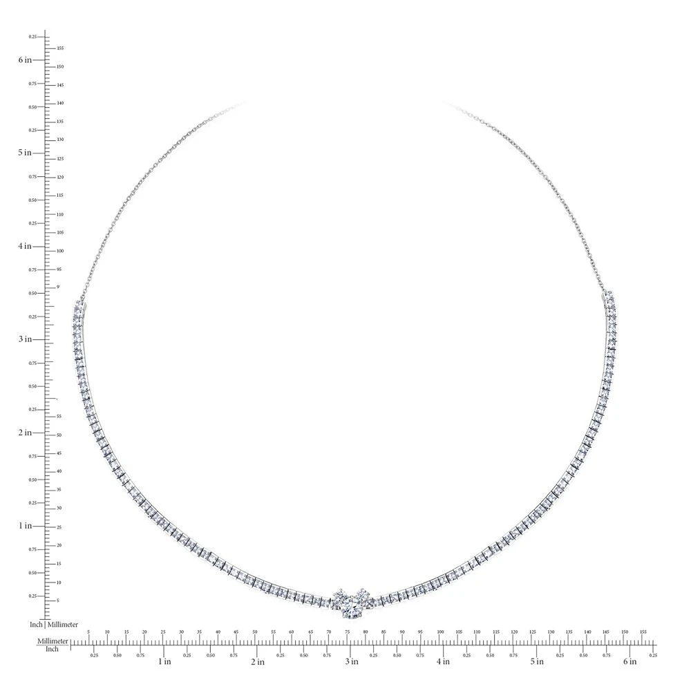 Disney Mickey Mouse Icon Tennis Necklace By CRISLU 4 Disney Mickey Mouse Icon Tennis Necklace By CRISLU - Image 4