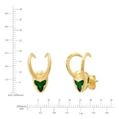 Disney Loki Earrings By CRISLU 6 Disney Loki Earrings By CRISLU -Disney 7002057014156 2