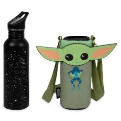 Disney Grogu Stainless Steel Water Bottle And Cooler Tote – Star Wars: The Mandalorian 9 Disney Grogu Stainless Steel Water Bottle And Cooler Tote – Star Wars: The Mandalorian -Disney 7002058734018 3